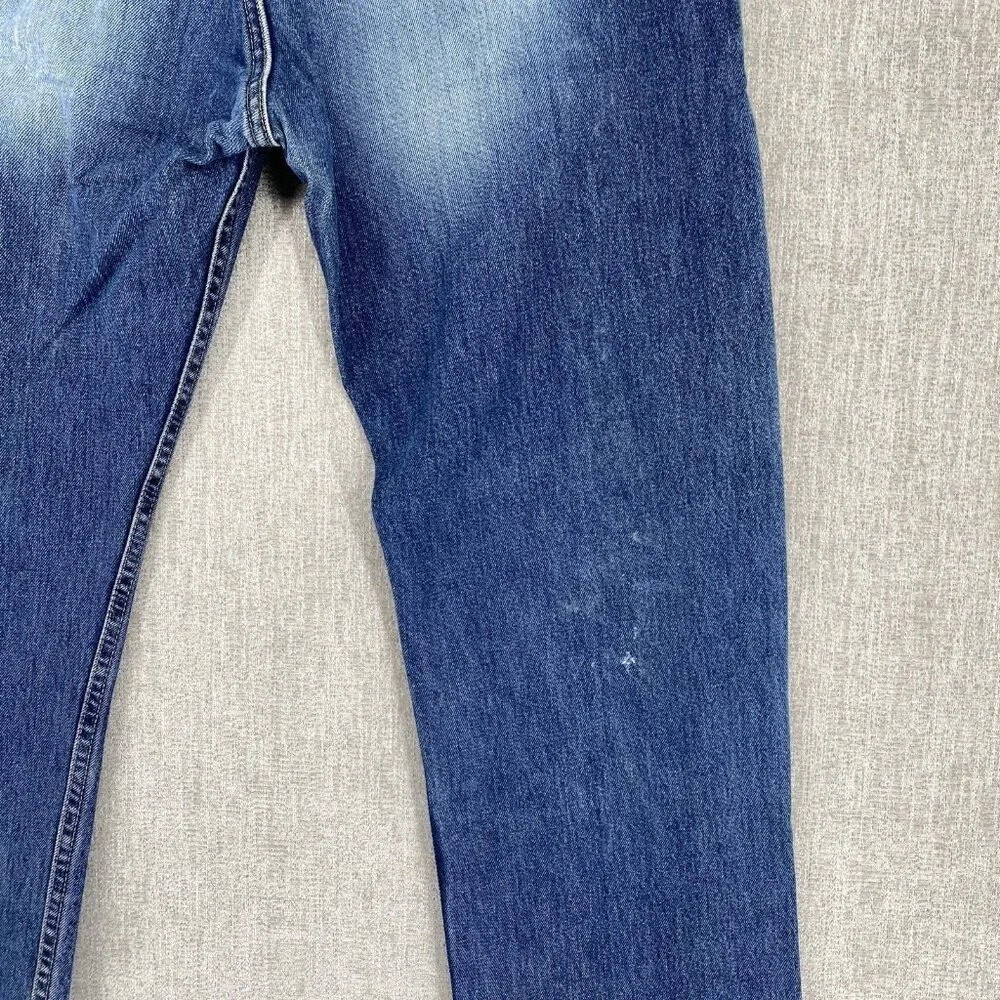 Levis 505 Regular Fit Vintage Straight Leg Jeans Mens 36x30 Denim Made in USA 92